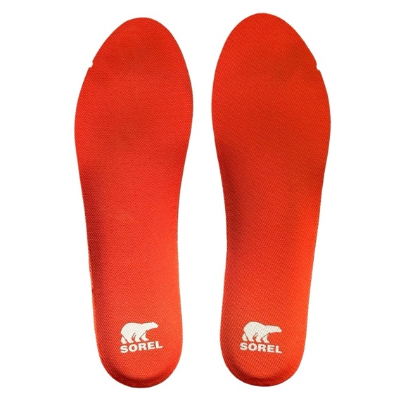 Sorel Orange Women’s Shoe Insoles, 9.5-10.5 shoe size - Picture 1 of 7